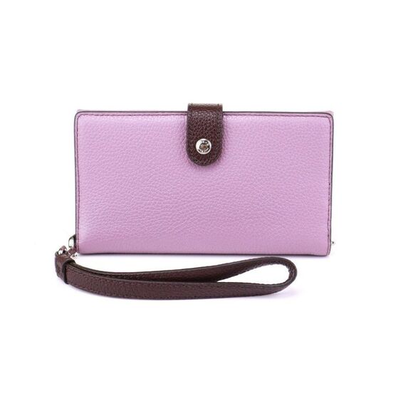 NWT Coach Leather Compact Wallet in Jasmine $195 - Picture 1 of 9